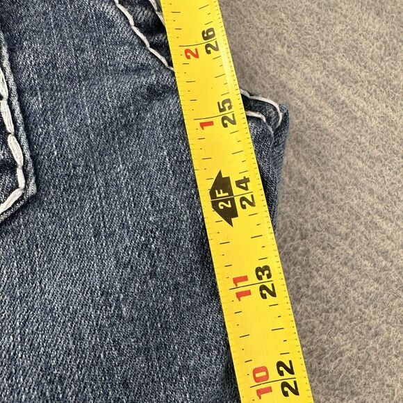 TRUE RELIGION - Women's Size 27 World Tour Joey Super T Blue Jeans  A46 - Picture 14 of 16